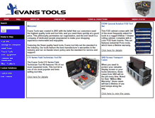 Tablet Screenshot of evanstools.com